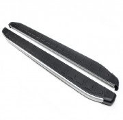 Бічні пороги (підніжки) Volkswagen Amarok (2010-2021) Erkul Fullmond Grey brr085+ful193 (2шт)