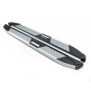 Боковые пороги (подножки) Audi Q7 (4M) 2015+ Erkul Mevsim Grey brr131+mvs213 (2шт)