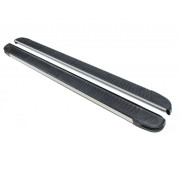 Боковые пороги (подножки) Jeep Cherokee, Liberty (KJ) 2002-2007 Erkul Maya V1 brr339+my1173 (2шт)