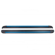 Боковые пороги (подножки) Peugeot 3008 1 (2008-2016) Erkul Maya Blue brr359+myb183 / brr360+myb183 (2шт)