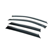 Вітровики (дефлектори вікон) з хромом MG HS (2018+) Niken 047mg020201 (комплект 4шт)