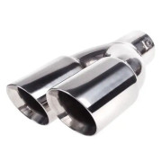 Насадка на глушник подвійна Vitol НГ-0478-BK