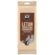 Влажные салфетки для ухода за кожаной обивкой салона авто K2 Letan Wipes K210