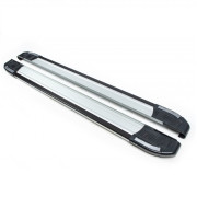 Боковые пороги (подножки) Kia Niro (2016+) Erkul Rainbow brr426+rai173 (2шт)