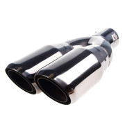 Насадка на глушник подвійна Vitol НГ-0243 BK