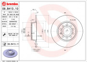 Тормозной диск BREMBO 08.B413.11