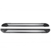 Боковые пороги (подножки) Land Rover Discovery Sport (2014+) Erkul Vision New Black brr536+vsn183 / brr5736+vsn183 (2шт)