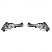 Світлодіодні протитуманні фари + ДХО для Hyundai Sonata (YF) 2013-2014 Dlaa HY-603-LED
