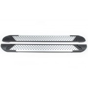 Бічні пороги (підніжки) Volkswagen Sharan 1 (1995-2010) Erkul Allmond Grey brr785+alg203 (2шт)