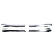 Декоративні накладки на решітку радіатора Volkswagen Amarok (2010-2016) Carmos car5957 (4шт) широкі