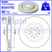 Диск гальмівний DELPHI BG9378C