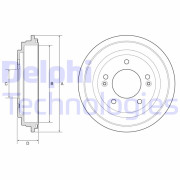 Гальмівний барабан DELPHI BF613