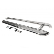 Боковые пороги (подножки) Mitsubishi Outlander 1 (2001-2008) CAN Premium dd60539 / dd60540 / dd60541 (2шт)