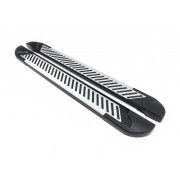 Бічні пороги (підніжки) Land Rover Range Rover Sport 2 (L494) 2014+, 4 (L405) 2014-2021 Erkul Line brr061+lin203 (2шт)