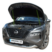 Амортизаторы капота (газовые упоры капота) Euro-Upor EU-NI-X-T-04-2 для Nissan X-Trail (T33) 2021+ (2шт)