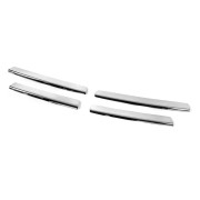 Декоративні накладки на решітку радіатора Renault Scenic 2, Grand Scenic (2003-2009) Carmos car2816400069 (4шт)
