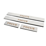 Накладки на пороги Ford Focus 4 (2018+) Carmos car1236300466 (комплект 4шт)