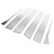Молдинги на дверные стойки Volkswagen Jetta 5 (2006-2011) Carmos car250095 (6шт)