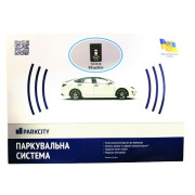 Парктроник ParkCity Kharkiv 6128-4M для заднего и переднего бампера с ЖК-дисплеем