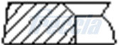 Поршневі кільця FRECCIA FR10-507500