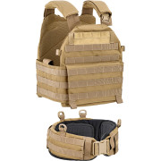 Плитоноска з додатковим штурмовим поясом Defcon 5 Carrier With Belt (D5-BAV13CT / D5-BAV13OD)
