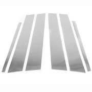 Молдинги на дверные стойки Volkswagen Golf 5 (2003-2009) Carmos car3509250093 (6шт)