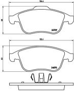   BREMBO P68 045