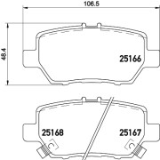   BREMBO P28 078