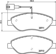   BREMBO P23 145
