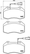 Тормозные колодки BREMBO P23 139
