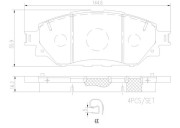   BREMBO P83 167
