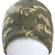 Шапка пиксель (мужская, на флисе) Ranger RA8955 / RA89551 (с гербом Украины)