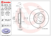   BREMBO 09.C312.11