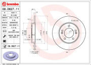   BREMBO 08.D627.11
