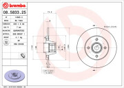   BREMBO 08.5833.25