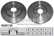 Диск гальмівний Nipparts N3301120