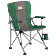 Складной стул со спинкой, подлокотниками и подставкой под напитки Skif Outdoor Council QP-FS10GGR (до 120 кг)
