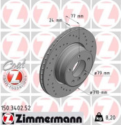 Тормозной диск ZIMMERMANN 150.3402.52