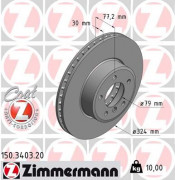 Тормозной диск ZIMMERMANN 150.3403.20