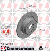 Тормозной диск ZIMMERMANN 150.3429.20