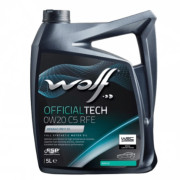 Моторное масло Wolf Officialtech 0W-20 C5 RFE