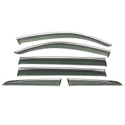 Вітровики (дефлектори вікон) з хромом Volkswagen Atlas (Teramont) 2016+ Niken Luxury bvwtm1723-w/s (комплект 6шт)