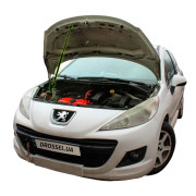 Амортизатор капота (газовый упор капота) Euro-Upor EU-PE-207-01-1 для Peugeot 207 (2006-2013)