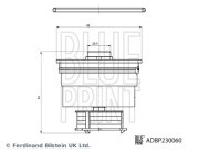 Топливный фильтр BLUE PRINT ADBP230060