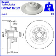   DELPHI BG9411RSC