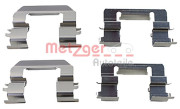 Ремкомплект гальмівних колодок METZGER 109-0014