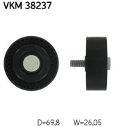 Ролик натяжителя ремня SKF VKM 38237