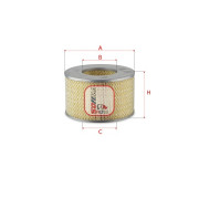 Воздушный фильтр SOFIMA S 6340 A