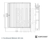 Фильтр салона BLUE PRINT ADBP250087