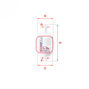 Топливный фильтр SOFIMA S 1028 B